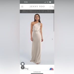 Jenny Yoo- Latte- Size 4 - one should bridesmaid dress